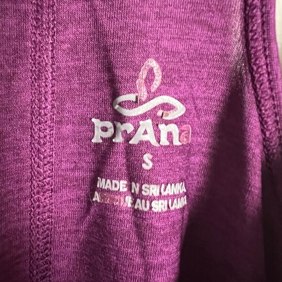 Prana Purple Sleeveless Scoop Neck Racerback High Low Tank Top Size S - Picture 7 of 7